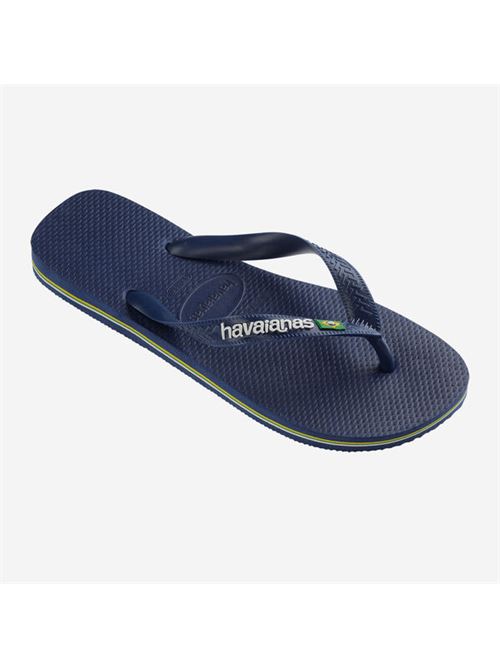 Infradito uomo logo colore blue HAVAIANAS | BRASIL LOGONAVY BLUE